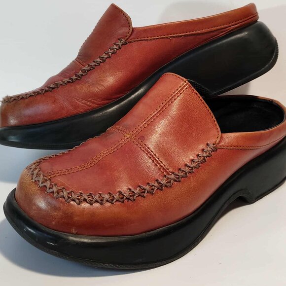 Dansko 'Madigan' leather clog, size 8, Euro 38, Cognac - Picture 1 of 5